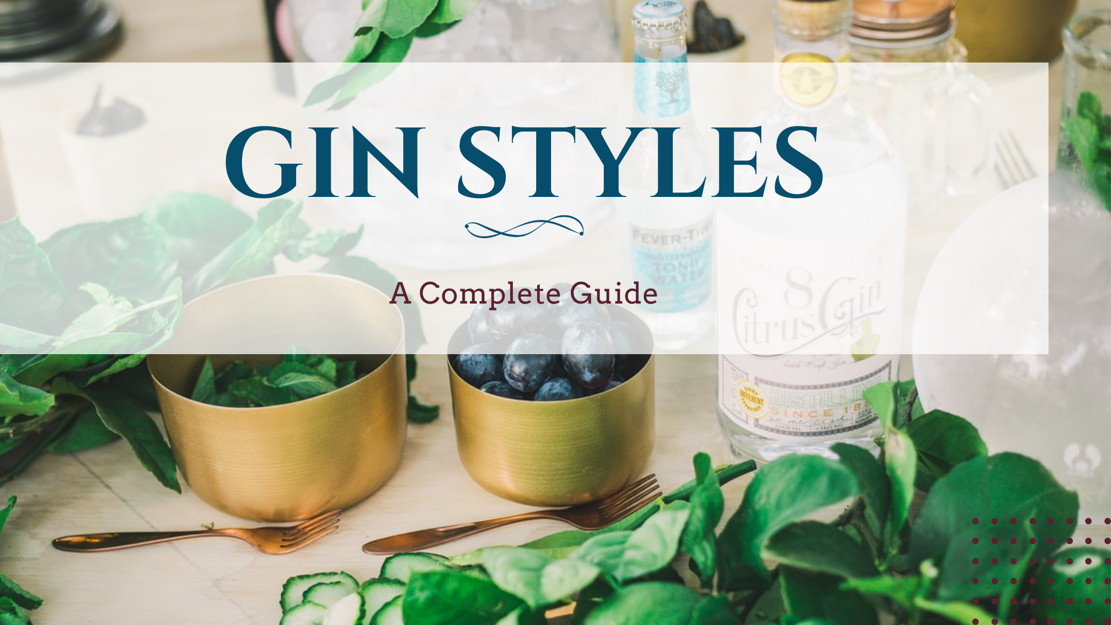 Image of DIY Distilling The Differenct Gin Styles