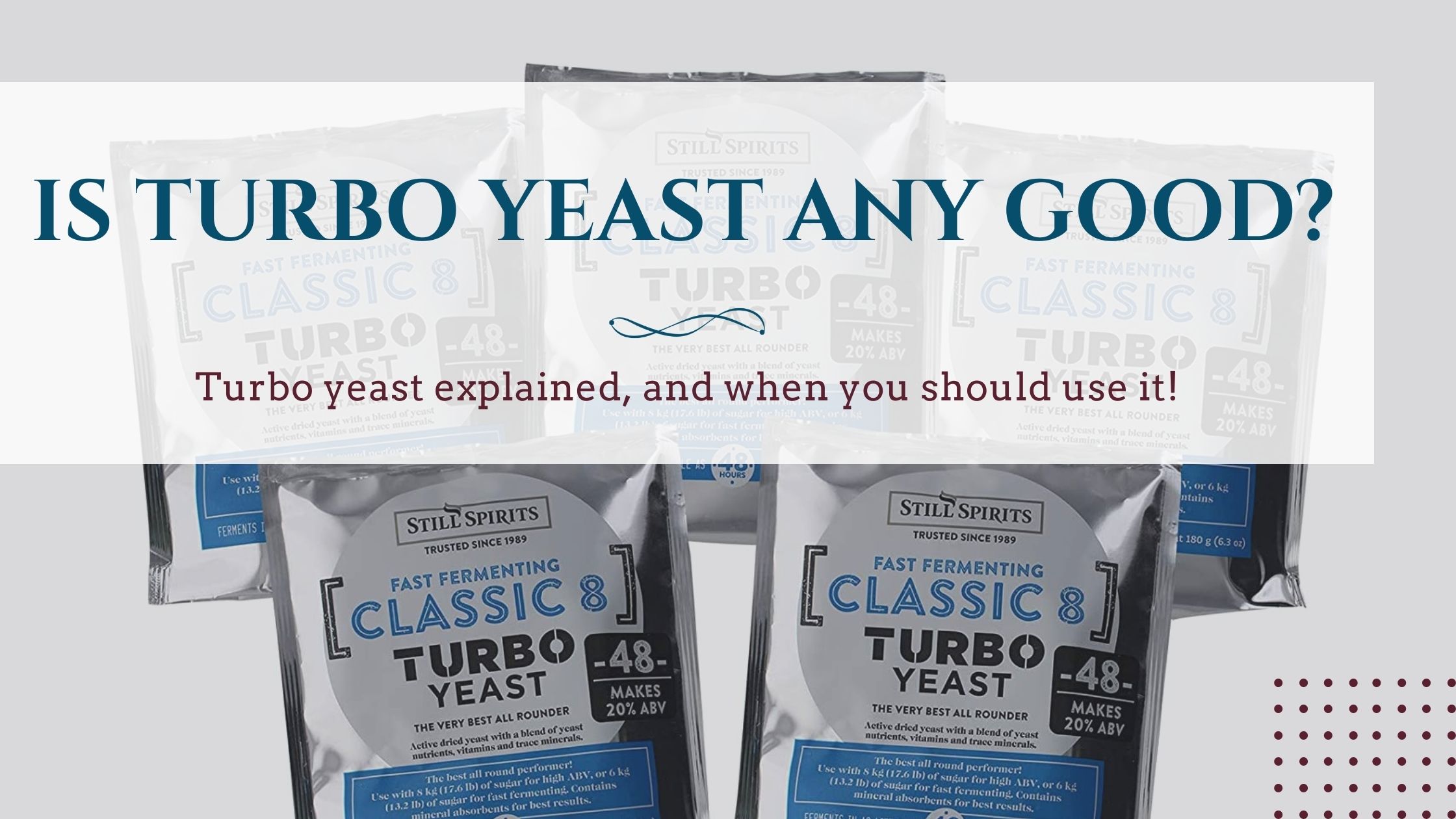 Image of DIY Distilling Is Turbo Yeast Any Good