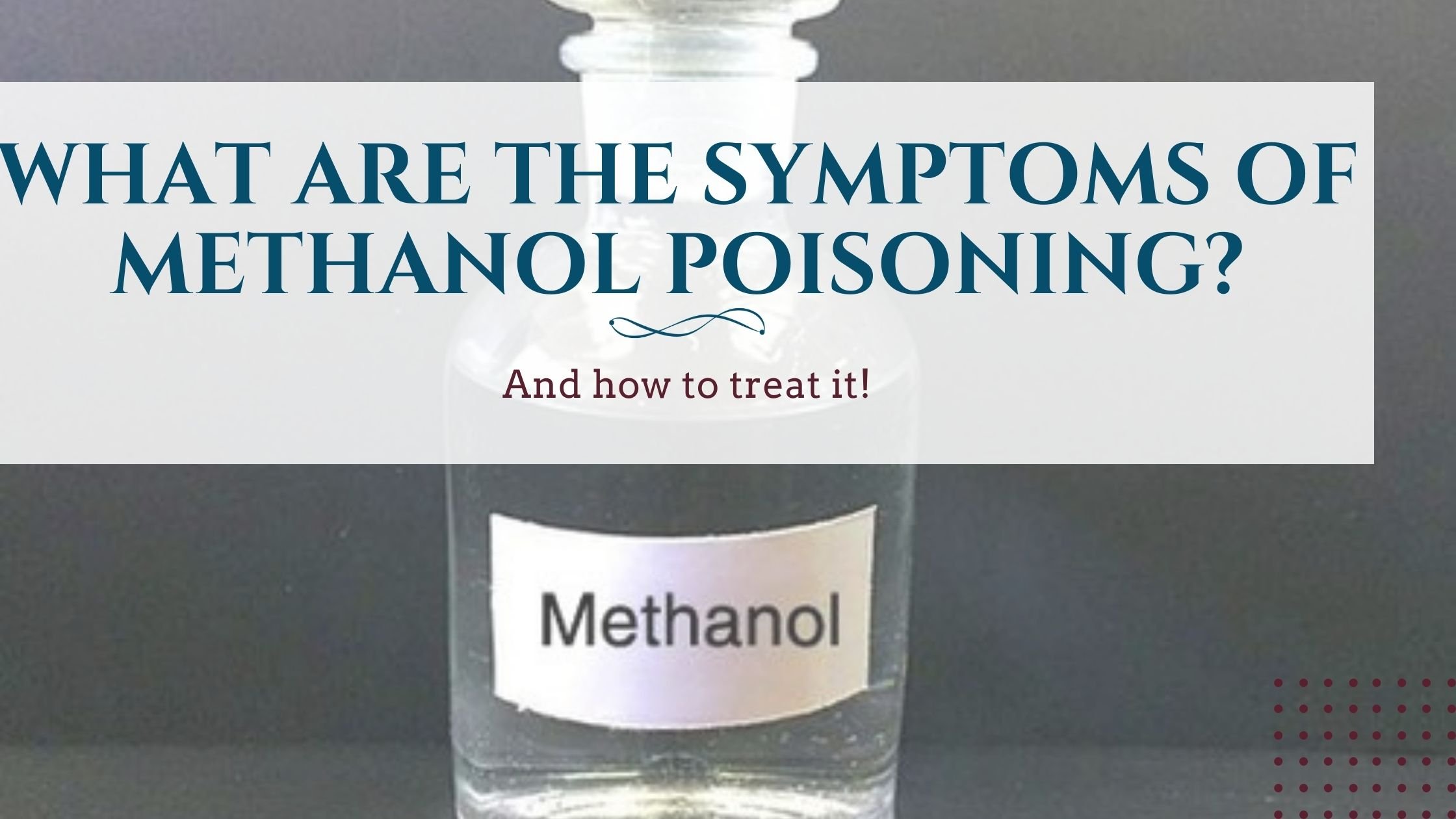 Image of diy distilling what are the symptoms of methanol poisoning and how to treat it