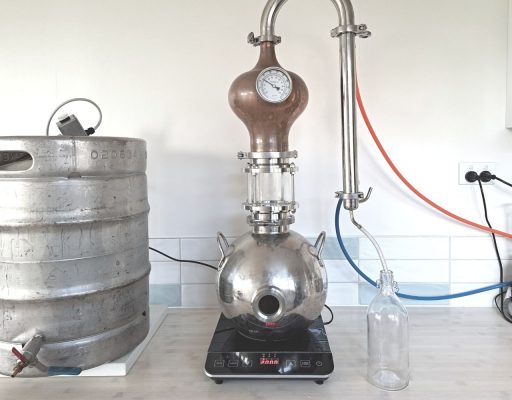 Image of DIY Distilling small pot still distilling rum
