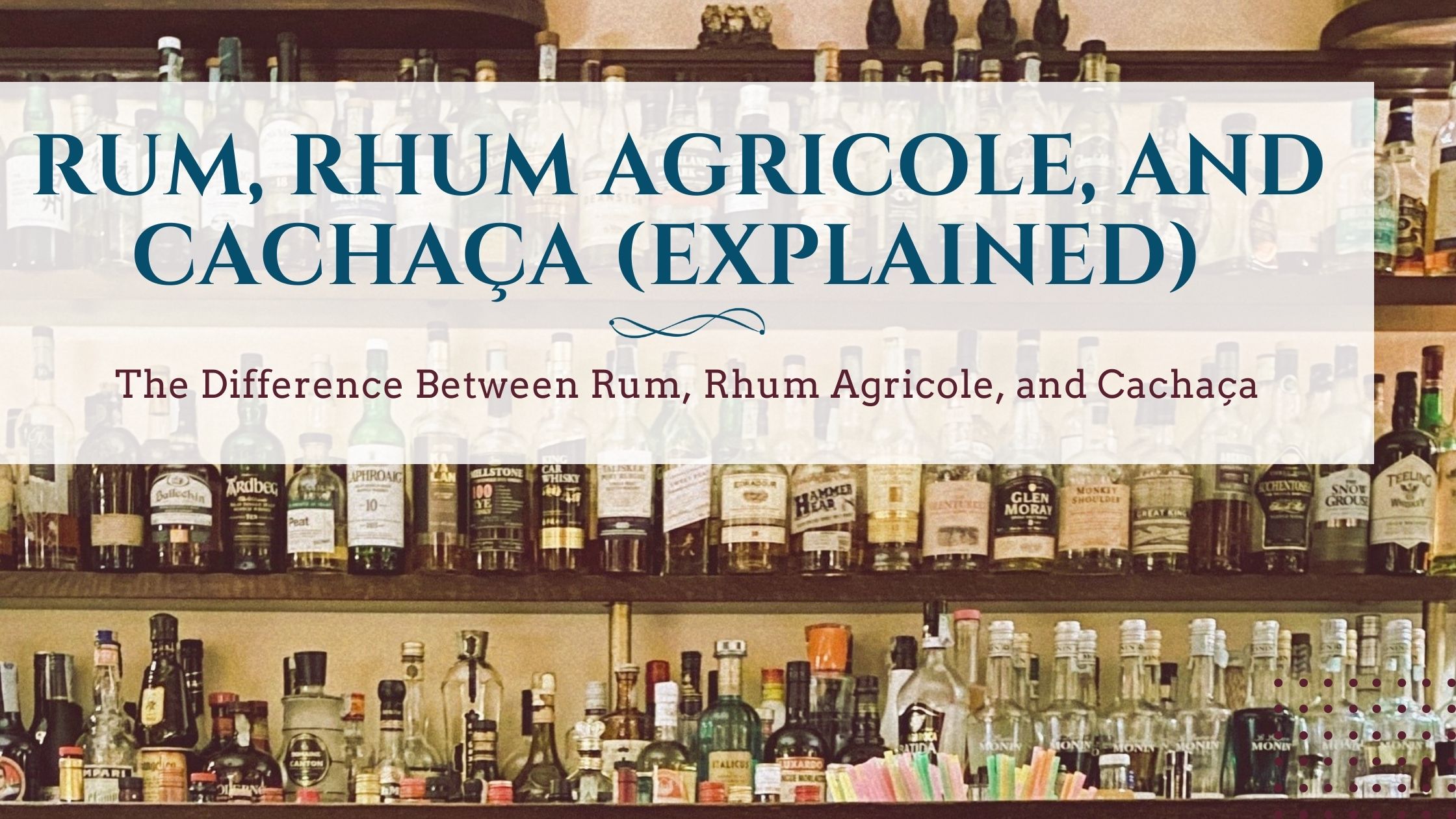 Image of DIY Distilling The differenece between Rum Rhum Agricole and Cachaca