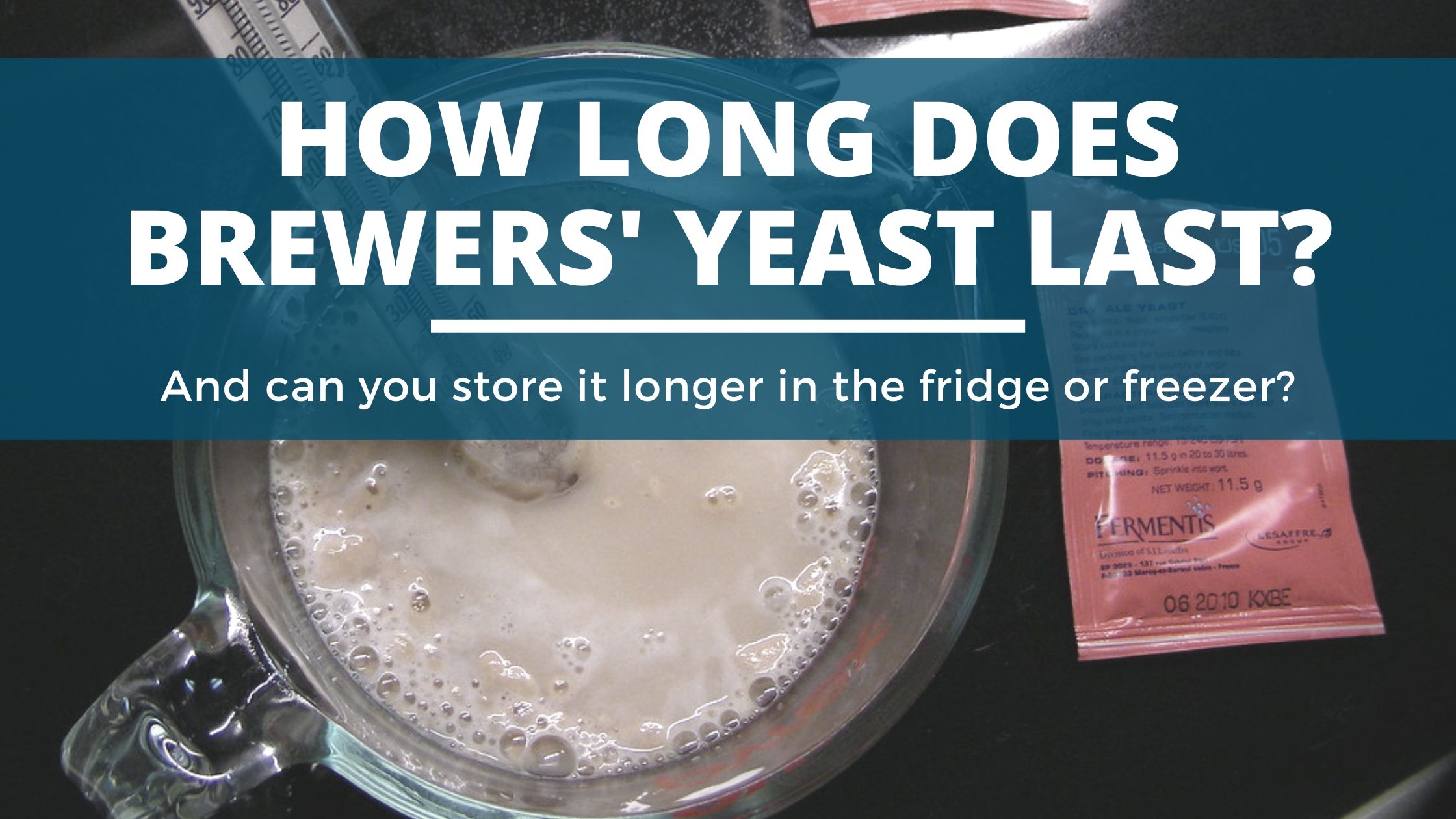 Image of DIY DISTILLING How long does beer yeast last and can you store it longer in the fridge or freezer