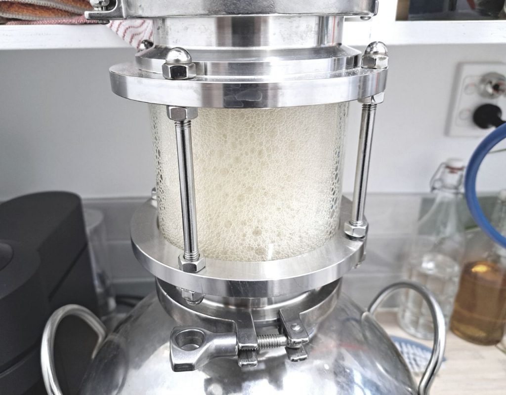 Image of DIY Distilling Pot still puking