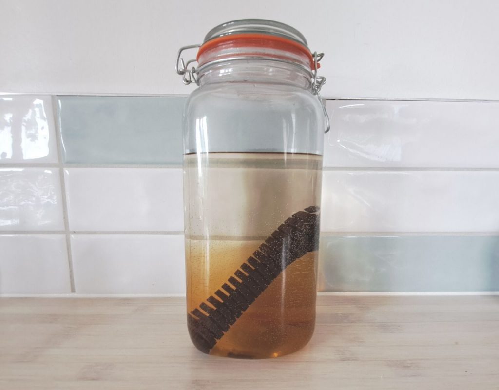 Image of DIY Distilling aging whiskey on oak staves