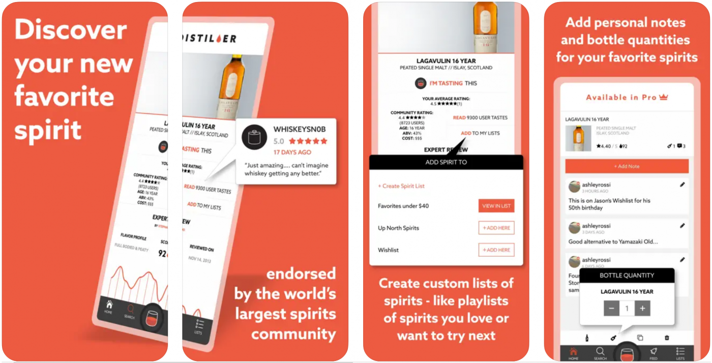The Best Whiskey Apps (For Whiskey Lovers) In 2023 2 Image of Distiller best whiskey app review screenshot