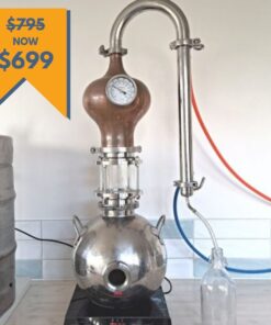 15L Copper Pot Still (For Whiskey, Gin & Rum)