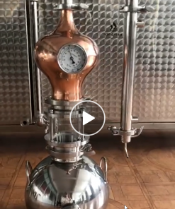 Alternative view of 15L Copper Pot Still (For Whiskey, Gin & Rum)