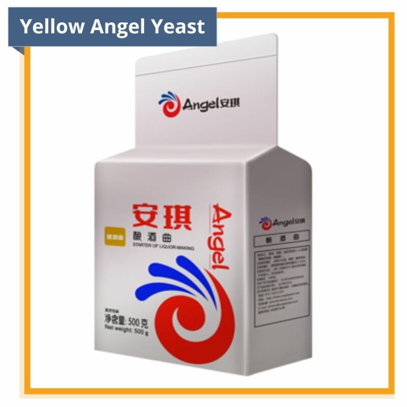 Image of DIY DIstilling Recommends Yellow label angel yeast