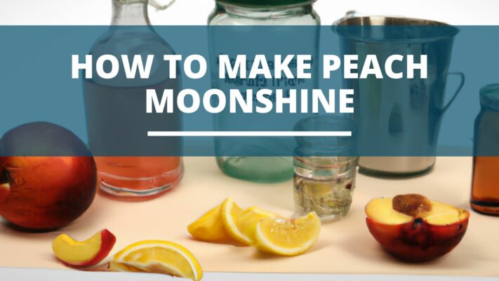Image of DIY DISTILLING How to make the best peach moonshine at home