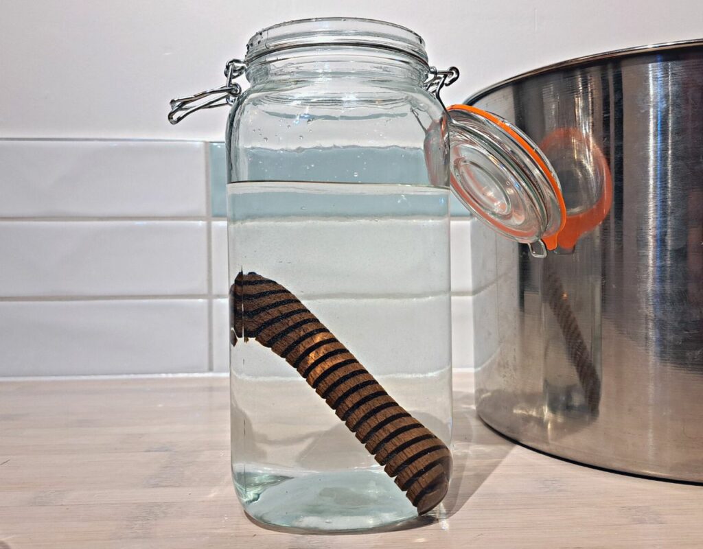 Image of DIY Distilling Its important to keep moonshine in an airtight glass container to stop it going off