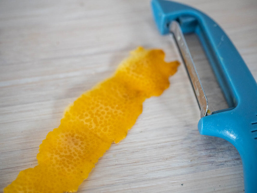 The Best Limoncello Recipe (We Tested 5 Versions!) 13 Image of DIY Distilling zest or peel for limoncello
